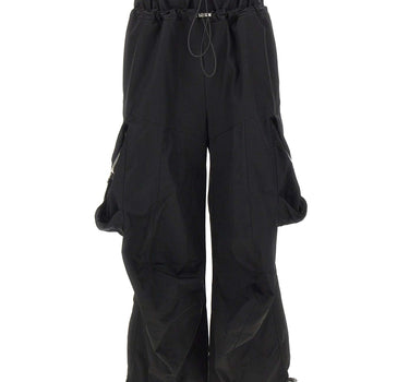 THE ATTICO Pantaloni cargo in misto cotone BLACK Donna 