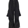 THE ATTICO Pantaloni cargo in misto cotone BLACK Donna 