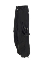 THE ATTICO Pantaloni cargo in misto cotone BLACK Donna 