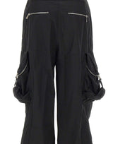THE ATTICO Pantaloni cargo in misto cotone BLACK Donna 