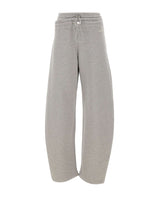 THE ATTICO Pantaloni da jogging in cotone GREY Donna 