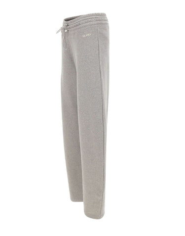 THE ATTICO Pantaloni da jogging in cotone GREY Donna 