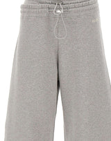 THE ATTICO Pantaloni da jogging in cotone GREY Donna 