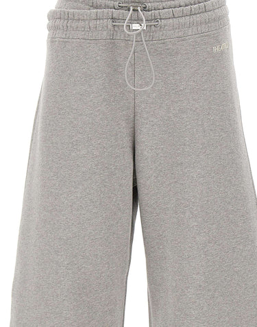 THE ATTICO Pantaloni da jogging in cotone GREY Donna 