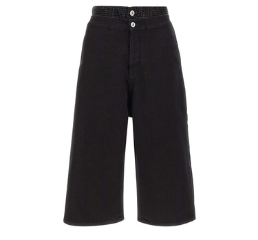 THE ATTICO Jeans con doppio strato BLACK Donna 