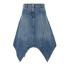 THE ATTICO Gonna midi in denim Light Blue Donna 