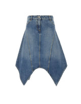 THE ATTICO Gonna midi in denim Light Blue Donna 