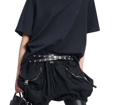 THE ATTICO T-shirt over BLACK Donna 