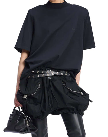 THE ATTICO T-shirt over BLACK Donna 