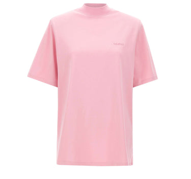 THE ATTICO T-shirt over Pink Donna 