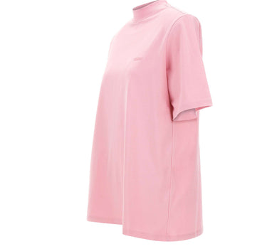 THE ATTICO T-shirt over Pink Donna 