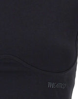THE ATTICO T-shirt crop BLACK Donna 