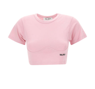 THE ATTICO T-shirt crop Pink Donna 