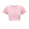 THE ATTICO T-shirt crop Pink Donna 