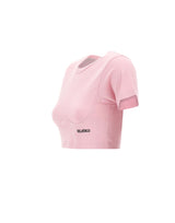 THE ATTICO T-shirt crop Pink Donna 