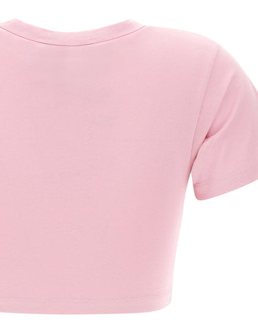 THE ATTICO T-shirt crop Pink Donna 