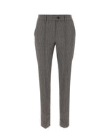 THE ATTICO Pantaloni principe di Galles GREY Donna 