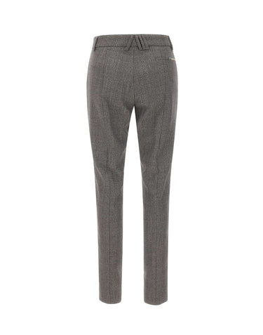 THE ATTICO Pantaloni principe di Galles GREY Donna 