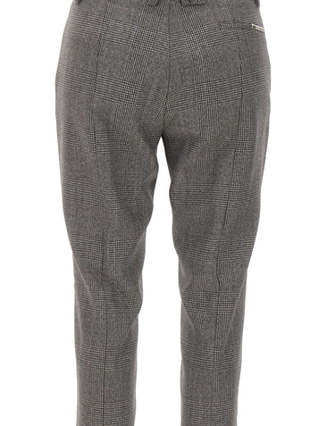 THE ATTICO Pantaloni principe di Galles GREY Donna 