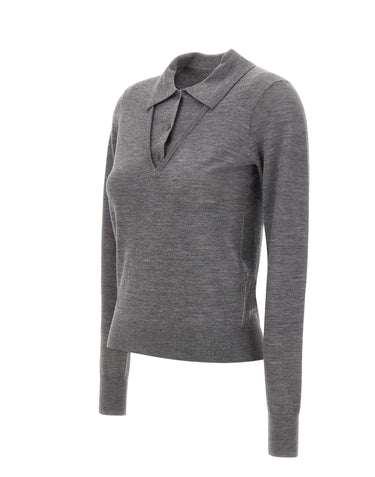THE GARMENT Polo "Bergen V" GREY Donna 