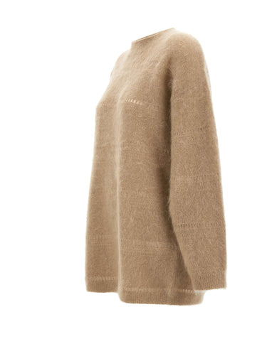 THE GARMENT Maglia "Roma Boxy" BEIGE Donna 