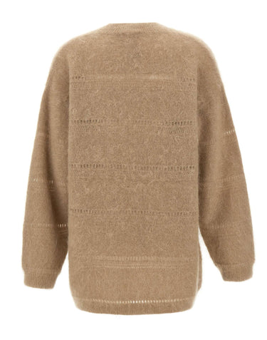 THE GARMENT Maglia "Roma Boxy" BEIGE Donna 