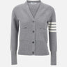 Cardigan in lana merino con scollo a V FKC207A 00014055 THOM BROWNE 