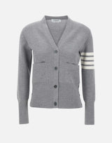 Cardigan in lana merino con scollo a V FKC207A 00014055 THOM BROWNE 