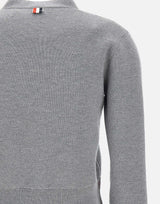 Cardigan in lana merino con scollo a V FKC207A 00014055 THOM BROWNE 