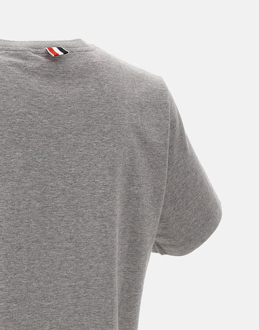 T-shirt in cotone relaxed fit MJS067A 00042055 THOM BROWNE 