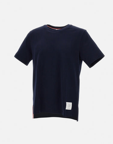 T-shirt in cotone relaxed fit MJS067A 00042415 THOM BROWNE 