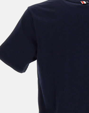 T-shirt in cotone relaxed fit MJS067A 00042415 THOM BROWNE 