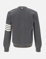 Cardigan in cotone con scollo a V MKC171A 00219035 THOM BROWNE 