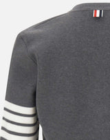 Cardigan in cotone con scollo a V MKC171A 00219035 THOM BROWNE 