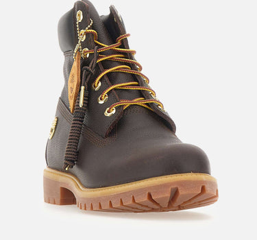 TIMBERLAND Stivali "Premium 6 Inch Lace Waterproof" BROWN Uomo 