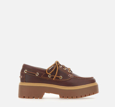 TIMBERLAND Scarpe da barca "Stone Street" BROWN Donna 
