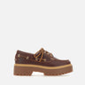 TIMBERLAND Scarpe da barca "Stone Street" BROWN Donna 