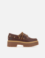TIMBERLAND Scarpe da barca "Stone Street" BROWN Donna 