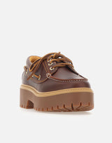 TIMBERLAND Scarpe da barca "Stone Street" BROWN Donna 