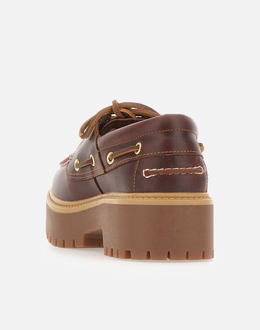 TIMBERLAND Scarpe da barca "Stone Street" BROWN Donna 