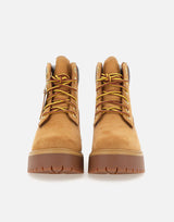 TIMBERLAND Stivali "Stone Street6inlace Waterproof" BROWN Donna 