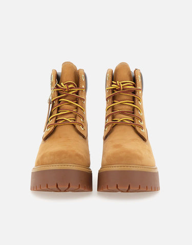 TIMBERLAND Stivali "Stone Street6inlace Waterproof" BROWN Donna 