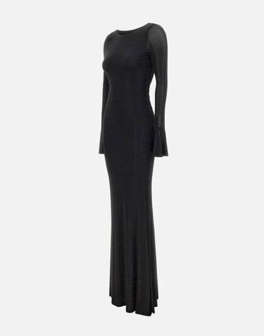 TWENTYFOURHAITCH Abito "Algedi" BLACK Donna 