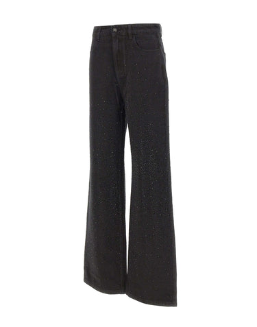 TWENTYFOURHAITCH Jeans "Anser" BLACK Donna 