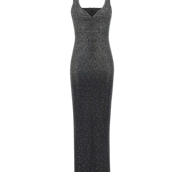 TWENTYFOURHAITCH Abito lungo "Norei" BLACK Donna 