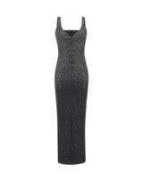 TWENTYFOURHAITCH Abito lungo "Norei" BLACK Donna 