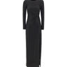 TWENTYFOURHAITCH Abito lungo "Zinae" BLACK Donna 