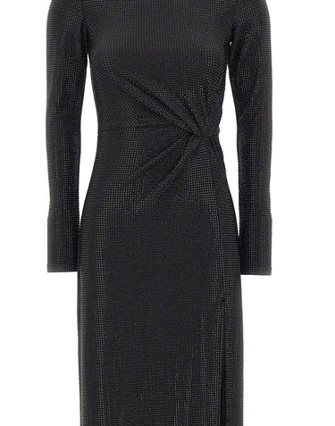 TWENTYFOURHAITCH Abito lungo "Zinae" BLACK Donna 