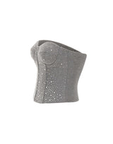 TWENTYFOURHAITCH Top "Quira" GREY Donna 