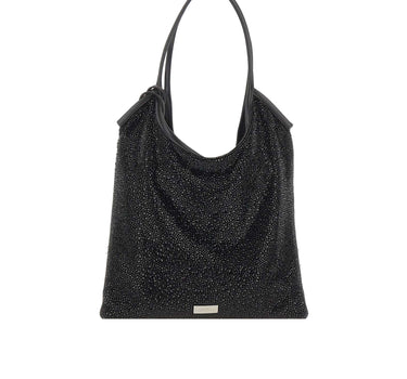 TWENTYFOURHAITCH Borsa a spalla "Nela Maxi" BLACK Donna 